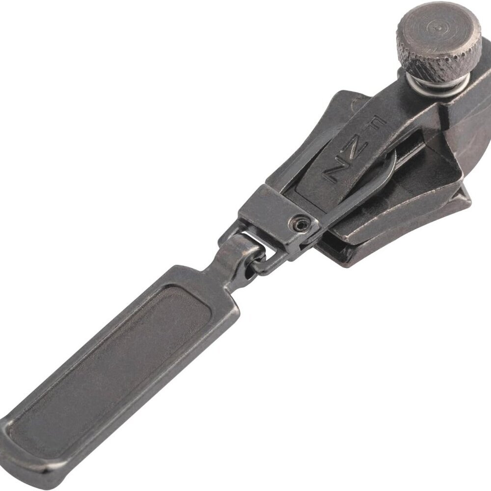 Large, Black Nickel - See Size Guide - Universal Zipper Repair Kit for Wetsuits,